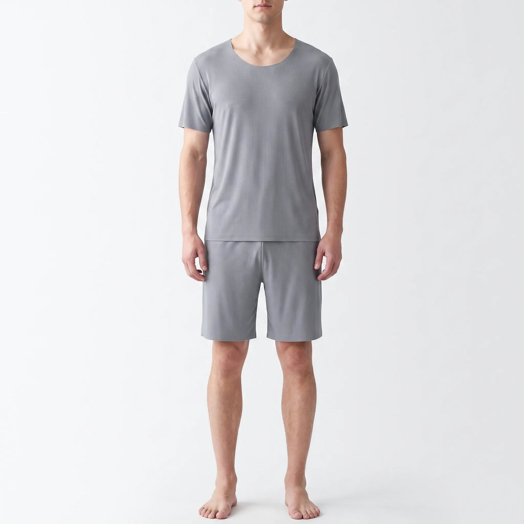 Men's Casual Short-Sleeved Pyjamas - Alex