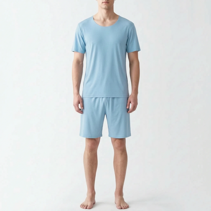 Men's Casual Short-Sleeved Pyjamas - Alex