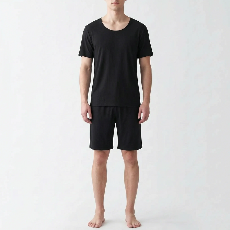 Men's Casual Short-Sleeved Pyjamas - Alex