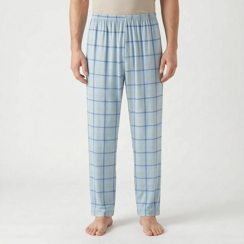 Men's Checked Pyjama Bottoms - Kenny