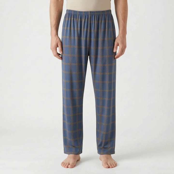 Men's Checked Pyjama Bottoms - Kenny