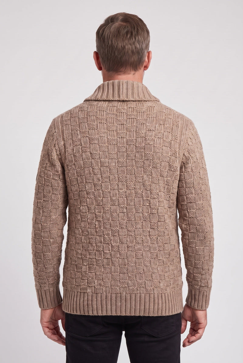 Men's Chunky Knit Cardigan - Julian