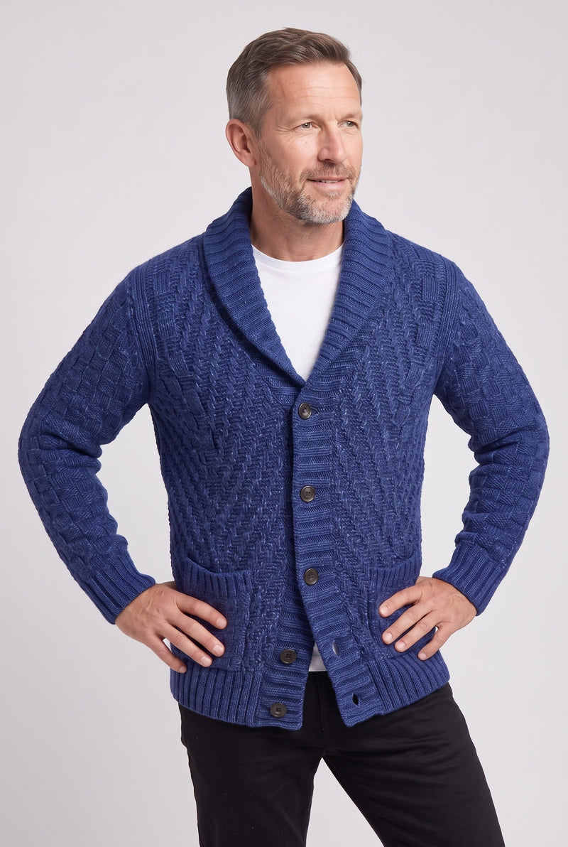 Men's Chunky Knit Cardigan - Julian