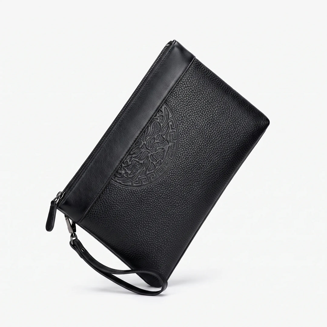 Men's Embossed Envelope Clutch Bag - Braxon
