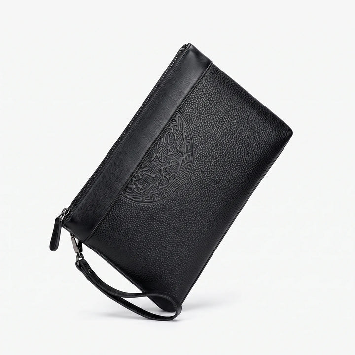 Men's Embossed Envelope Clutch Bag - Braxon