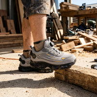 Men's Flexible Rubber Sole Work Shoes