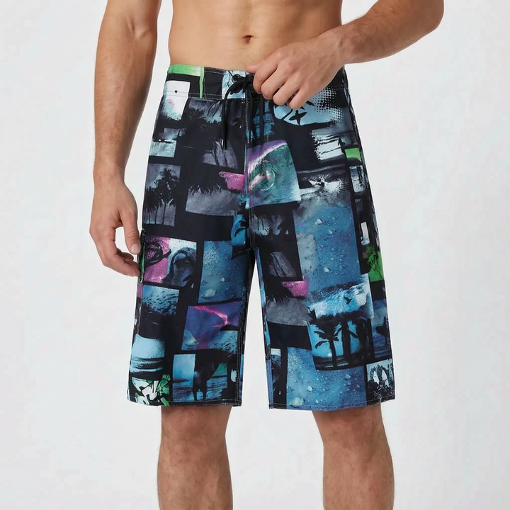 Men's Graphic Boardshorts - Oceaniq