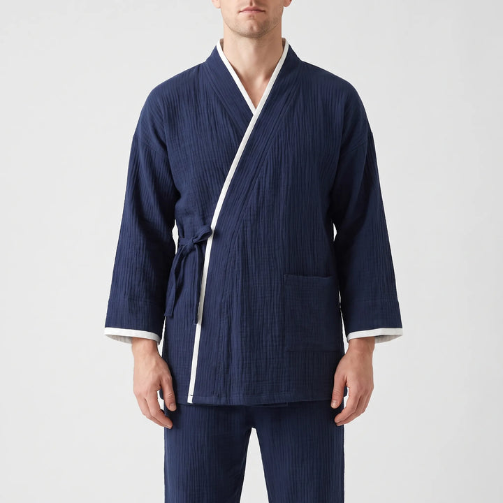 Men's Kimono Wrap Pyjama Set - Wilson