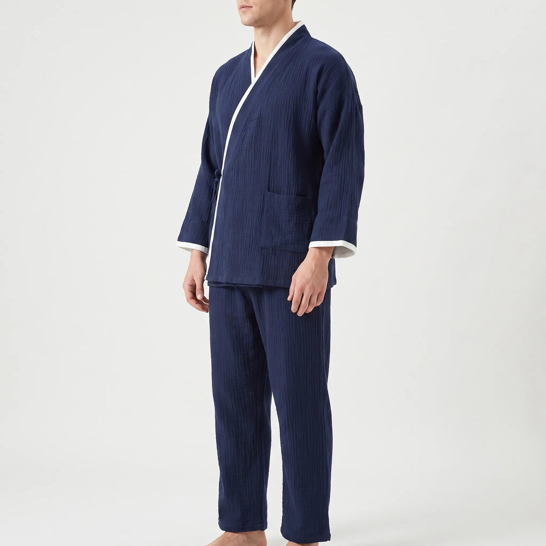 Men's Kimono Wrap Pyjama Set - Wilson