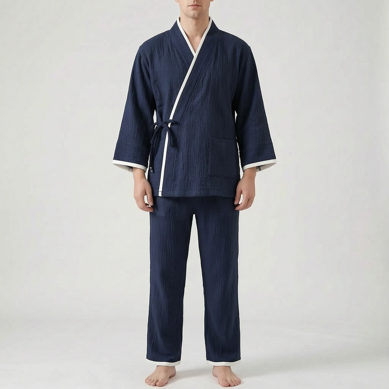 Men's Kimono Wrap Pyjama Set - Wilson