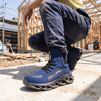 Men's Lightweight Breathable Safety Work Boots