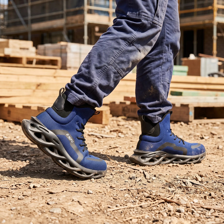 Men's Lightweight Breathable Safety Work Boots