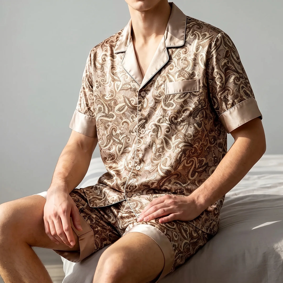 Men's Patterned Summer Pyjamas - Glenn