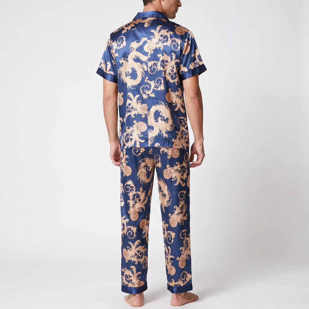 Men's Printed Short-Sleeve Pyjama Set - Hector