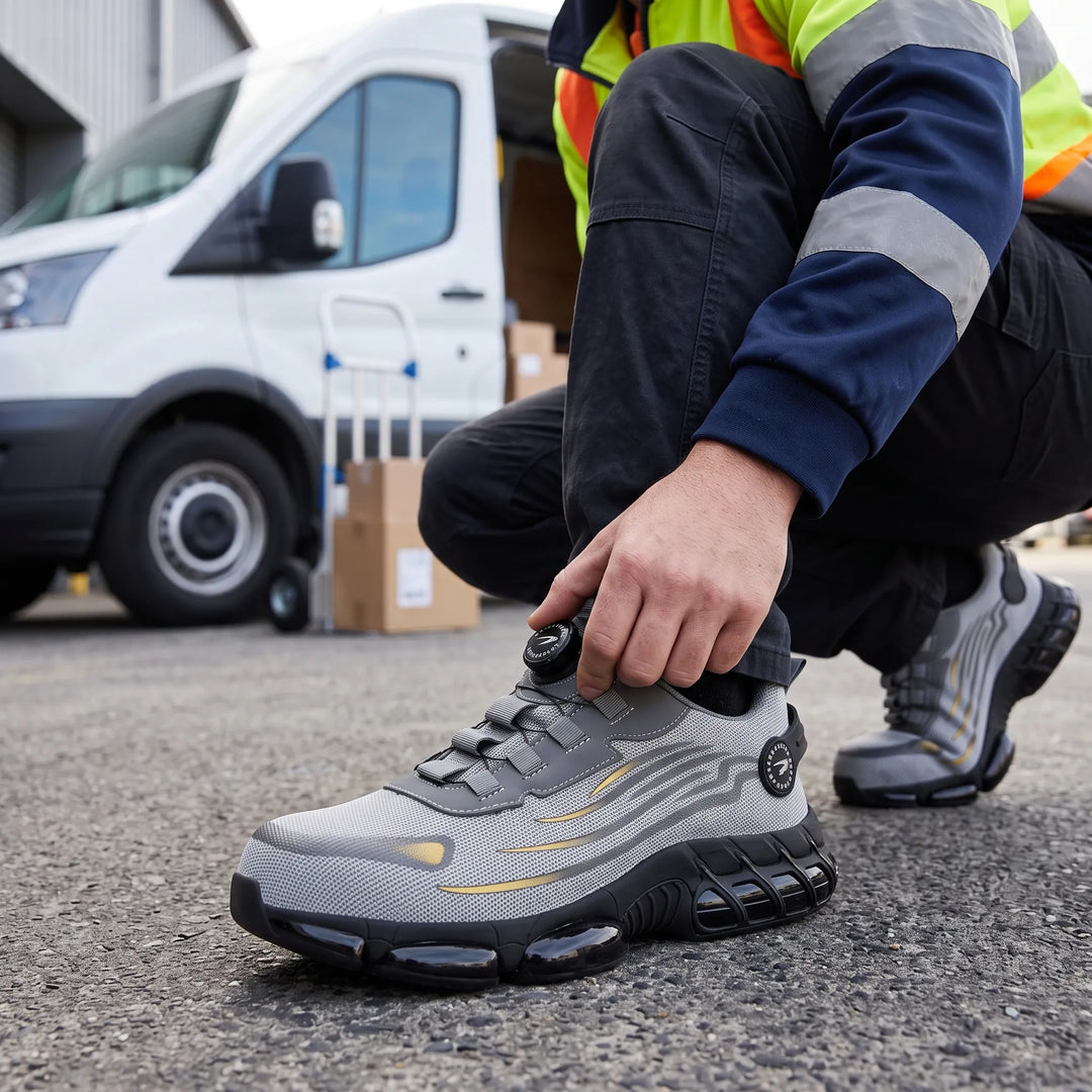 Men's Quick-Adjust Dial Work Shoes