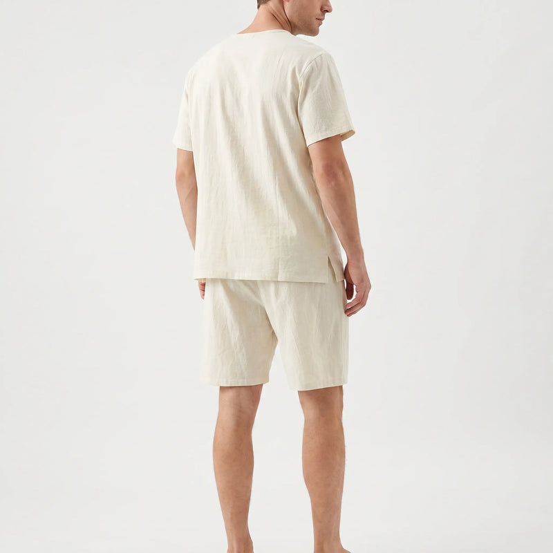 Men's Short Sleeve Pyjama Set - Randal