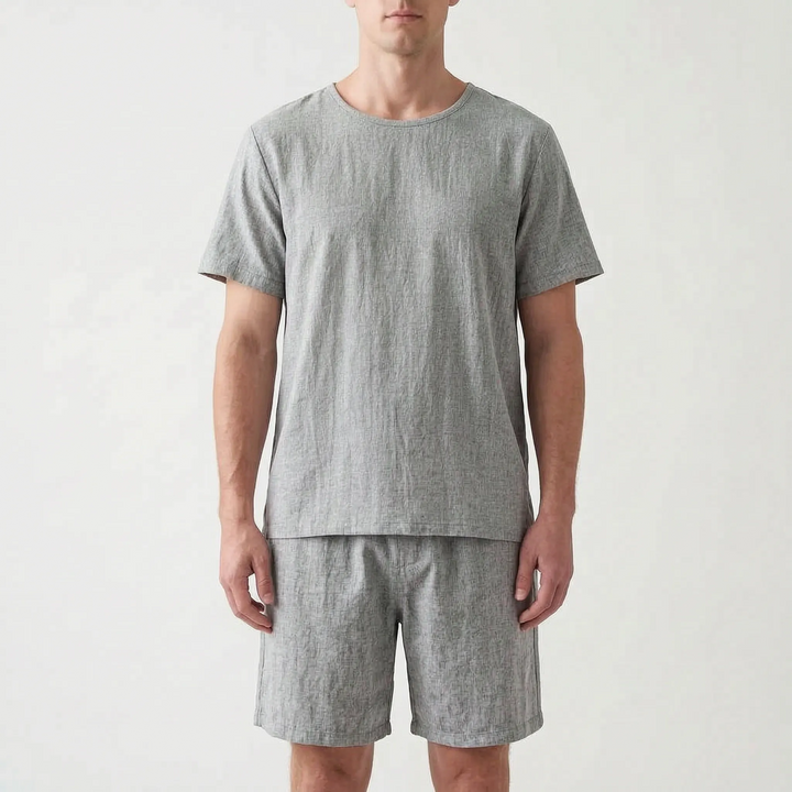 Men's Short Sleeve Pyjama Set - Randal