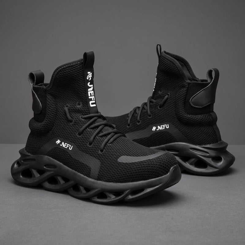 Men's Steel Toe Safety Work Shoes with Kevlar Midsole
