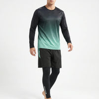 Men's Three-Piece Swimwear Set - AquaTrek