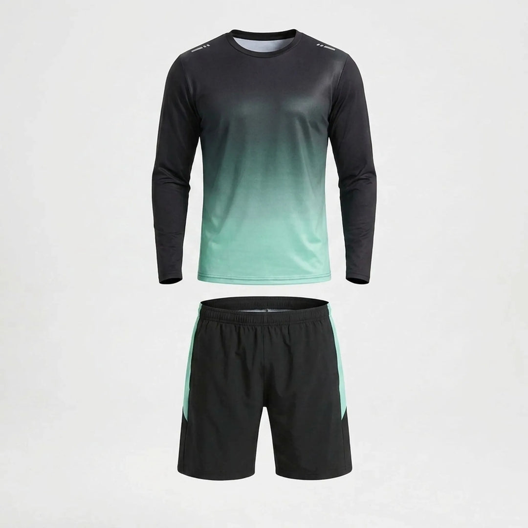 Men's Three-Piece Swimwear Set - AquaTrek