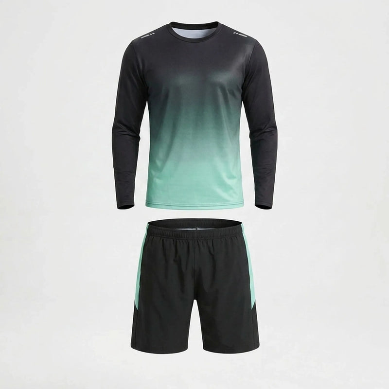 Men's Three-Piece Swimwear Set - AquaTrek