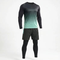 Men's Three-Piece Swimwear Set - AquaTrek
