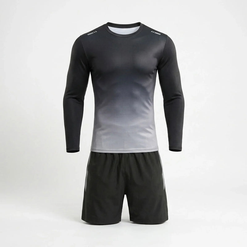 Men's Three-Piece Swimwear Set - AquaTrek