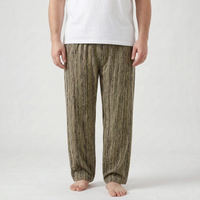 Mens Checked Pyjama Bottoms - Caleb