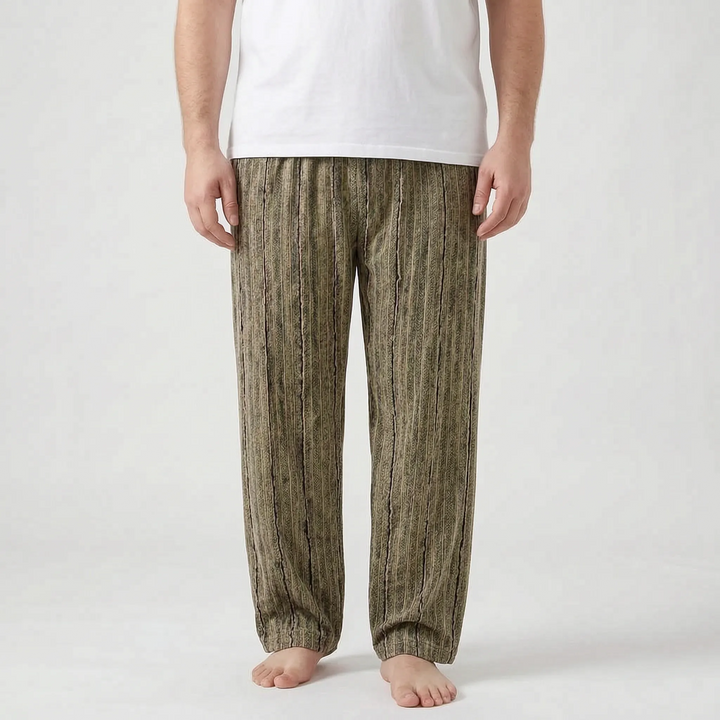 Mens Checked Pyjama Bottoms - Caleb