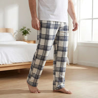 Mens Checked Pyjama Bottoms - Caleb