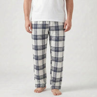 Mens Checked Pyjama Bottoms - Caleb