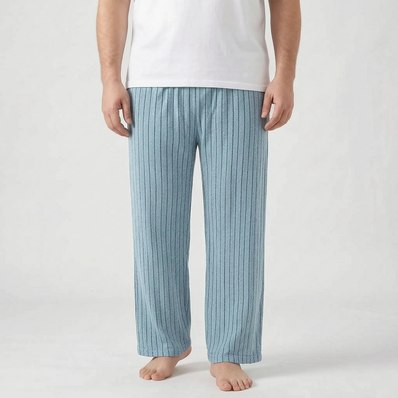 Mens Checked Pyjama Bottoms - Caleb