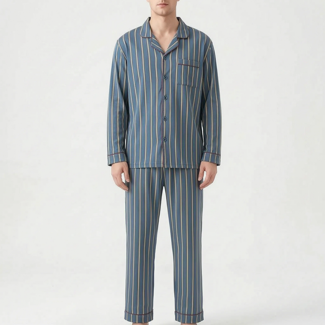 Mens Long Sleeve Pyjamas - Bryan
