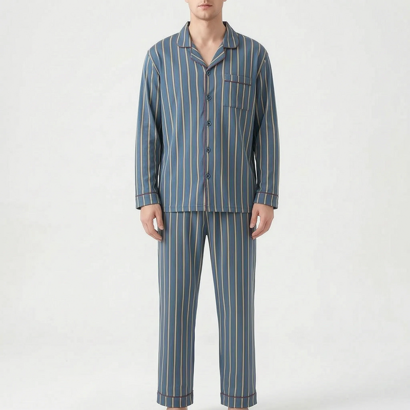 Mens Long Sleeve Pyjamas - Bryan