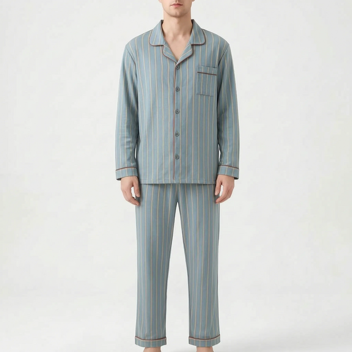 Mens Long Sleeve Pyjamas - Bryan