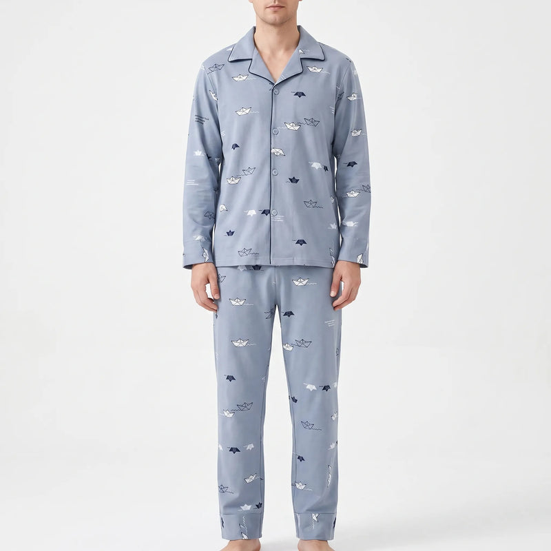 Mens Long Sleeve Pyjamas - Bryan