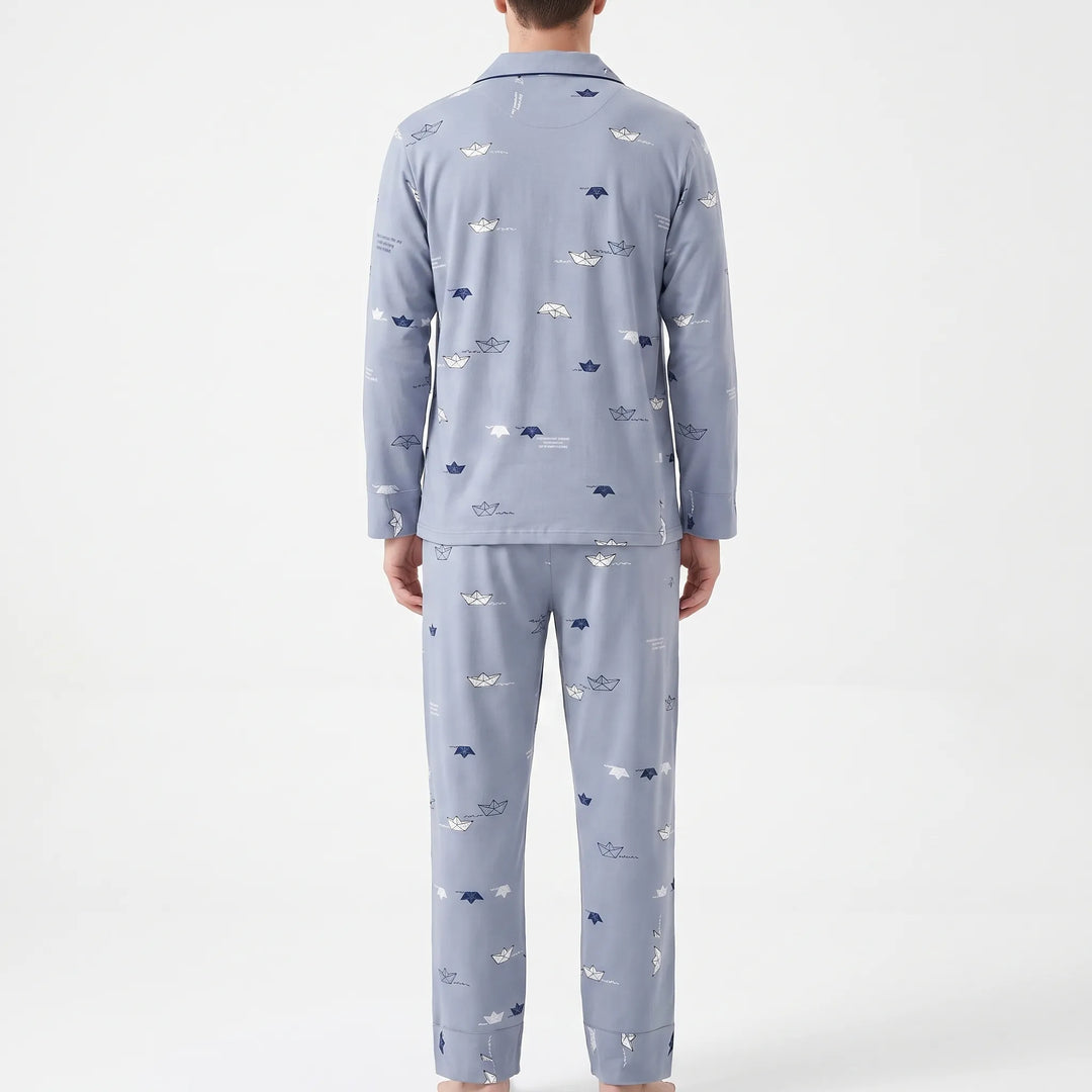 Mens Long Sleeve Pyjamas - Bryan