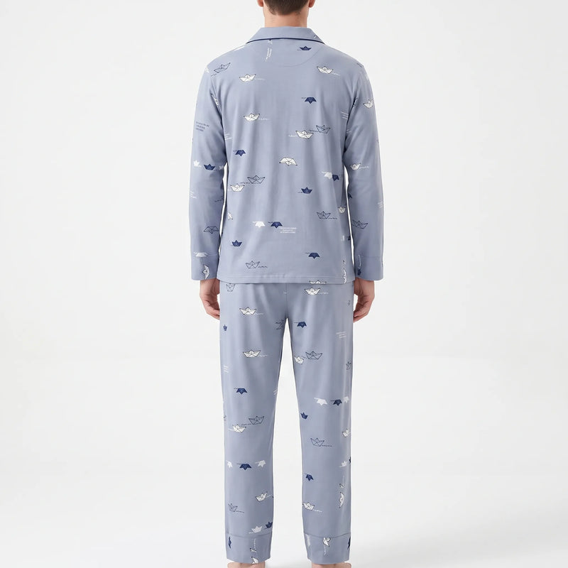 Mens Long Sleeve Pyjamas - Bryan