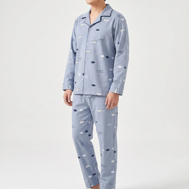 Mens Long Sleeve Pyjamas - Bryan