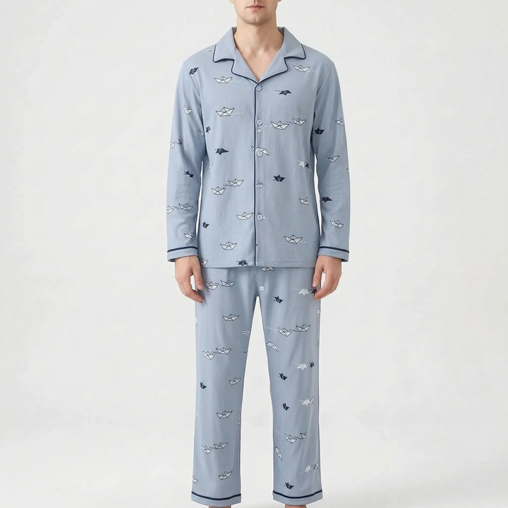 Mens Long Sleeve Pyjamas - Bryan