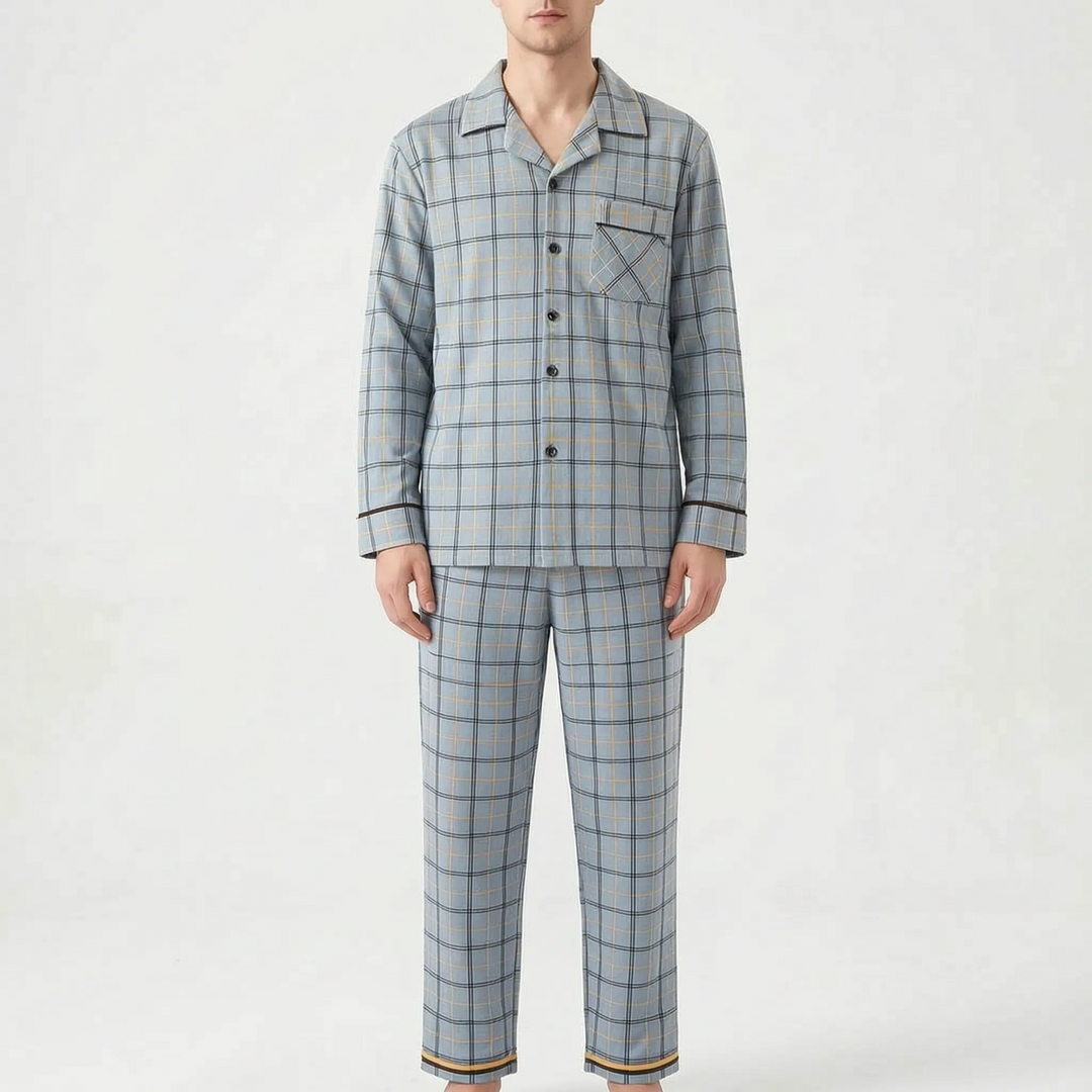 Mens Long Sleeve Pyjamas - Bryan