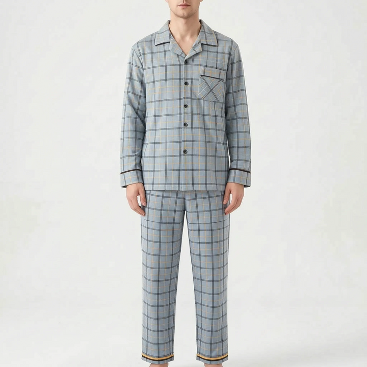 Mens Long Sleeve Pyjamas - Bryan