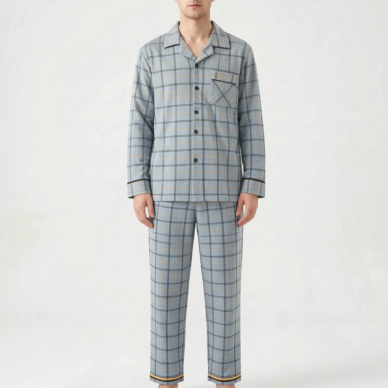 Mens Long Sleeve Pyjamas - Bryan