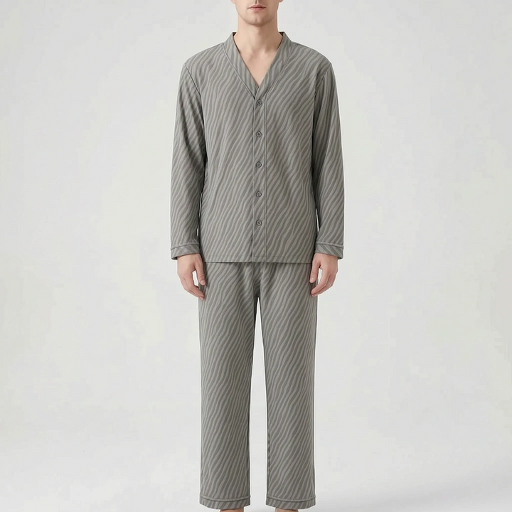 Mens Long Sleeve Pyjamas - Bryan