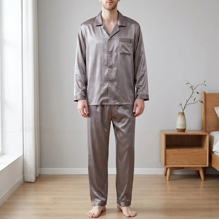 Mens Long Sleeve Pyjamas - Edgar