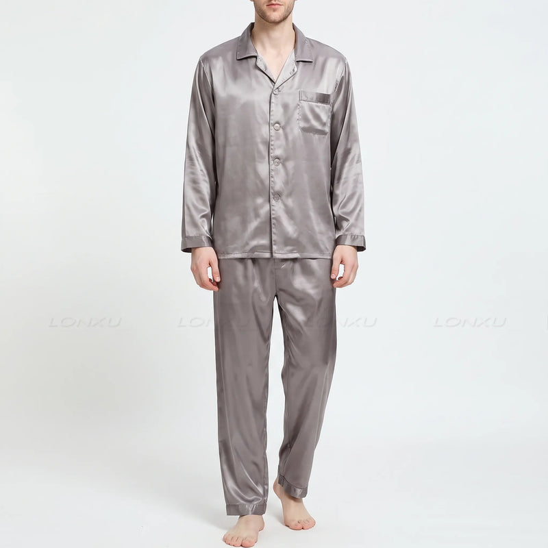 Mens Long Sleeve Pyjamas - Edgar