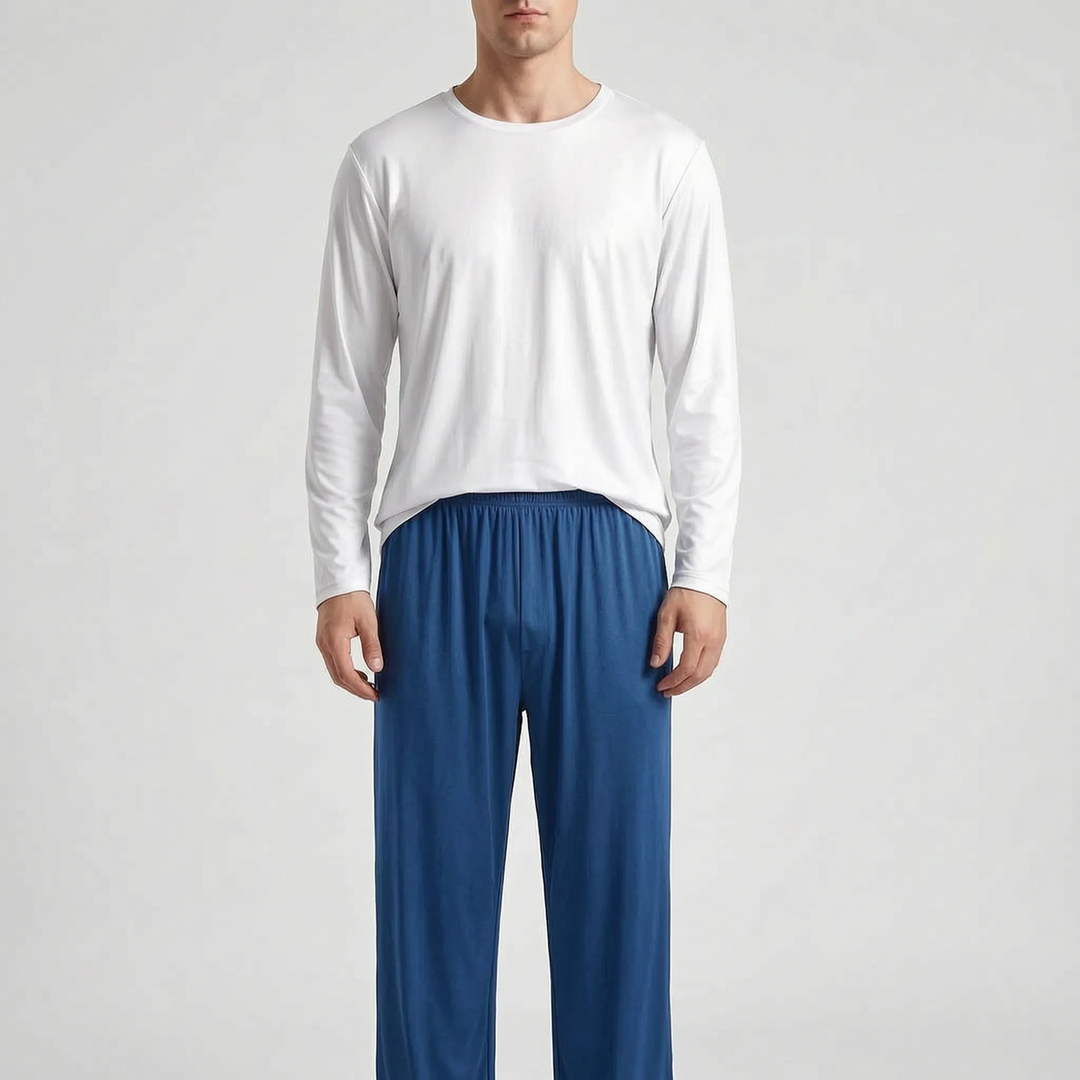 Mens Long Sleeve Pyjamas - Lawrence