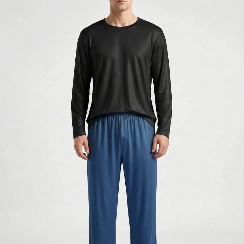 Mens Long Sleeve Pyjamas - Lawrence