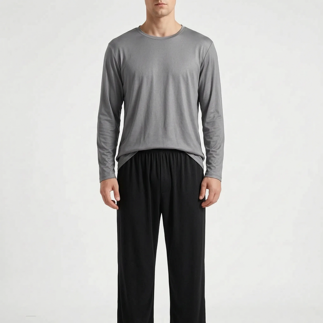 Mens Long Sleeve Pyjamas - Lawrence