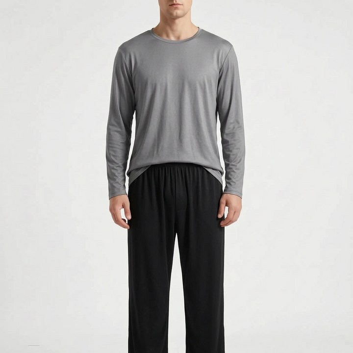 Mens Long Sleeve Pyjamas - Lawrence